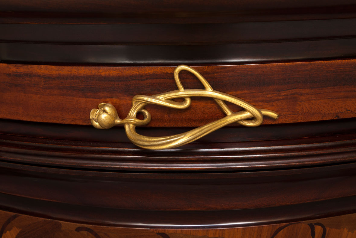 Majorelle 'Aux Nenuphars' Corner Cabinet